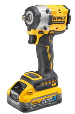 18V XR bezuhlíkový 1/2" rázový utahovák 2x5Ah baterie Powerstack DCF921H2T-QW
