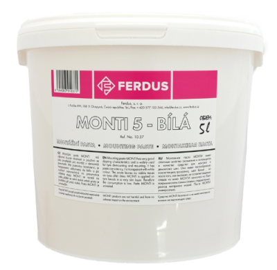 Montážní pasta MONTI 5l bílá FERDUS 10.37
