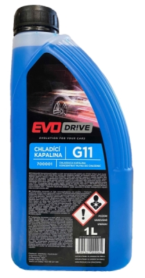 Chladící kapalina modrá G11 ( C ) 1L EVODRIVE 700001