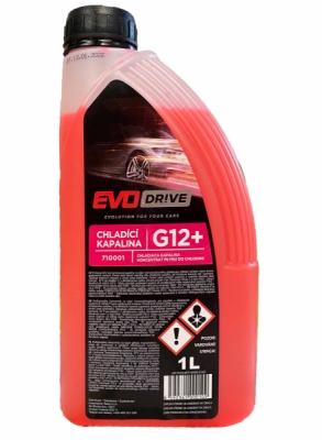 Chladící kapalina červená G12+ ( D ) 1L EVODRIVE 710001