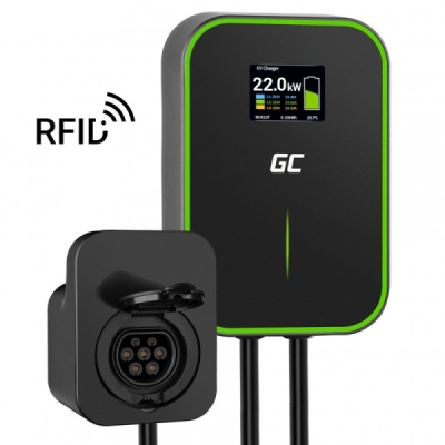 WALLBOX GC EV POWERBOX 22KW NABÍJEČKA SE ZÁSUVKOU TYPU 2 PRO NABÍJENÍ ELEKTRICKÝCH AUT A PLUG-IN HYBRIDŮ