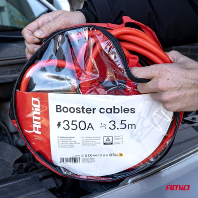 Startovací kabely 350A 3.5m TÜV AMIO-04594