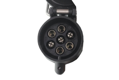 Zásuvka 7pin s držákem, dlouhá na kabel