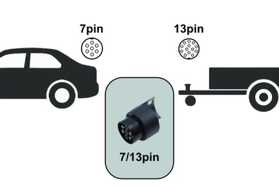 Redukce do zásuvky 7/13pin, MULTIPA