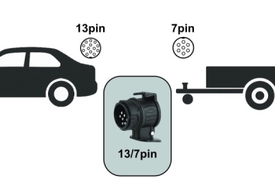 Redukce do zásuvky 13/7pin, MULTIPA