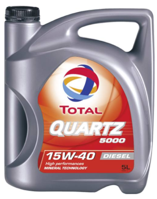 TOTAL QUARTZ 5000 DIESEL 15W40 5L
