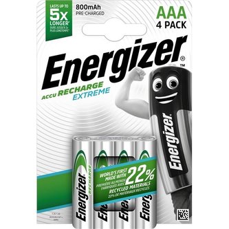 Nabíjecí baterie, AAA (mikrotužková), 4x700 mAh, přednabité, ENERGIZER