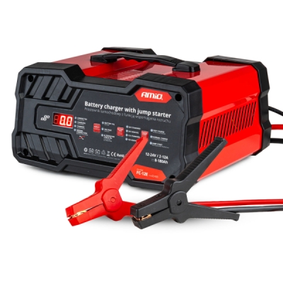 Nabíječka se startovací funkcí 12A 12/24V 75A AMiO-02400