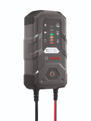 Nabíječka baterií BOSCH C70, 12 V / 24 V