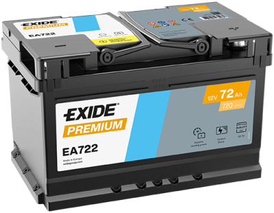startovací baterie EXIDE EA722