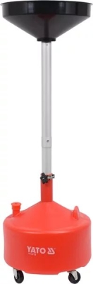 Miska na odčerpání oleje 20l nastavitelná výška 75-155 cm, YATO YT-0718