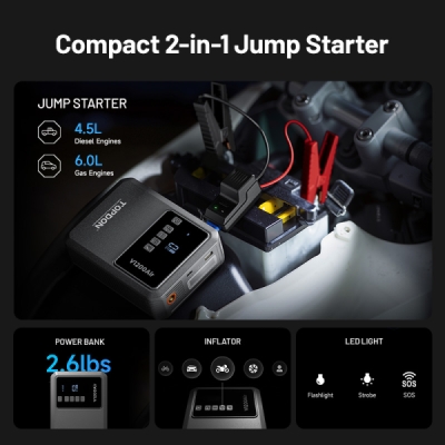 TOPDON Car Jump Starter V1200air