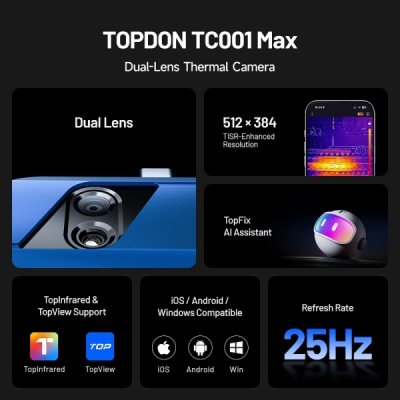 TOPDON termální infrakamera TC001 Max