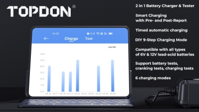 TOPDON Nabíječka a tester baterie TB6000Pro
