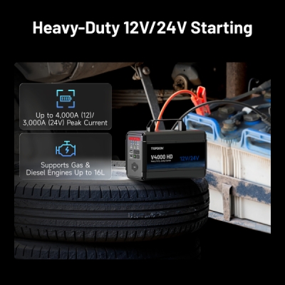 TOPDON Car Jump Starter V4000 HD