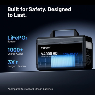 TOPDON Car Jump Starter V4000 HD