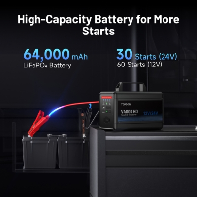 TOPDON Car Jump Starter V4000 HD