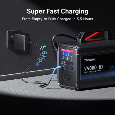 TOPDON Car Jump Starter V4000 HD