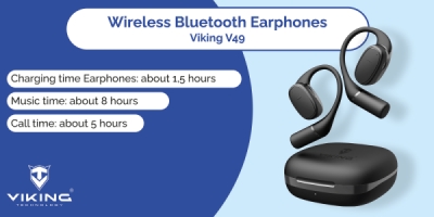 Bezdrátová Bluetooth sluchátka Viking V49