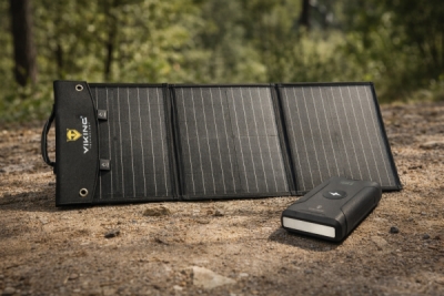 Set powerbanka Viking VIDAR II a solární panel Viking L60 PD