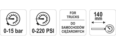 Manometr 0-15 Bar