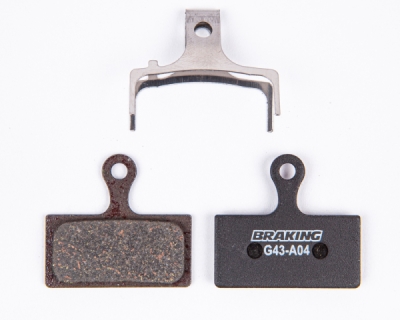 brzdové destičky pro systémy SHIMANO, BRAKING (směs Organic) 2 ks v balení
