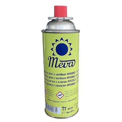 Plynová kartuše 227g - ventil, propan, butan.