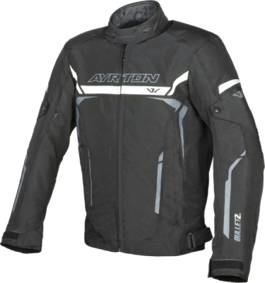 bunda Bullet II, AYRTON (černá/bílá/šedá, vel. 3XL)