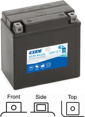 startovací baterie EXIDE AGM12-9