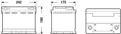startovací baterie EXIDE EK620