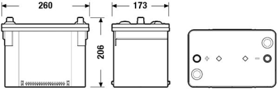 startovací baterie EXIDE EK508