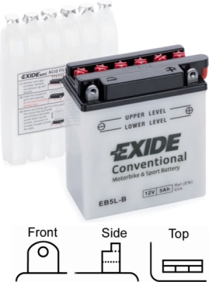 startovací baterie EXIDE EB5L-B
