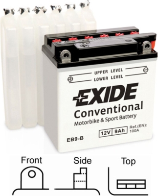 startovací baterie EXIDE EB9-B