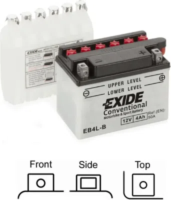 startovací baterie EXIDE EB4L-B