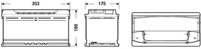 startovací baterie EXIDE EA1000