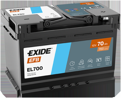 startovací baterie EXIDE EL700