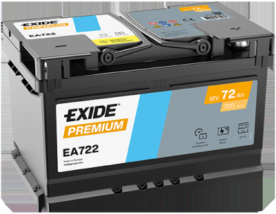 startovací baterie EXIDE EA722