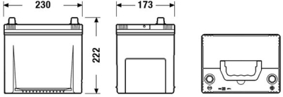 startovací baterie EXIDE EA654