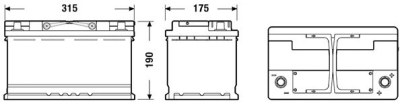 startovací baterie EXIDE EK820