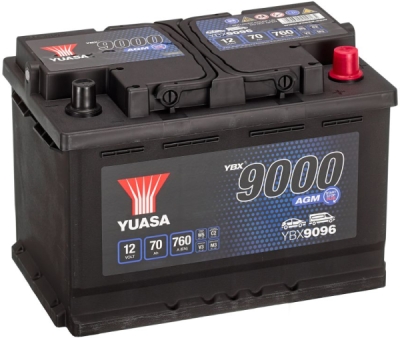 startovací baterie YUASA YBX9096