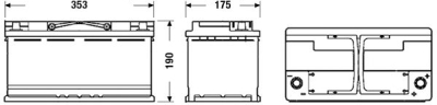 startovací baterie EXIDE EK960