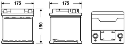 startovací baterie EXIDE EB440