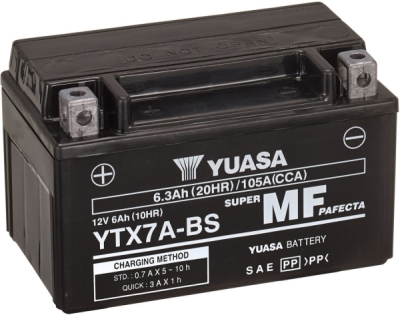 startovací baterie YUASA YTX7A-BS