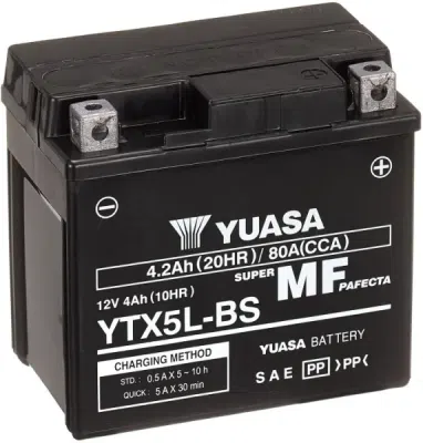 startovací baterie YUASA YTX5L-BS