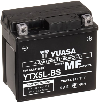 startovací baterie YUASA YTX5L-BS