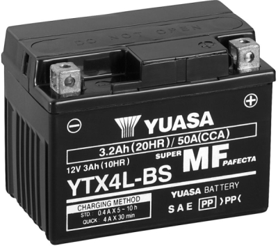 startovací baterie YUASA YTX4L-BS