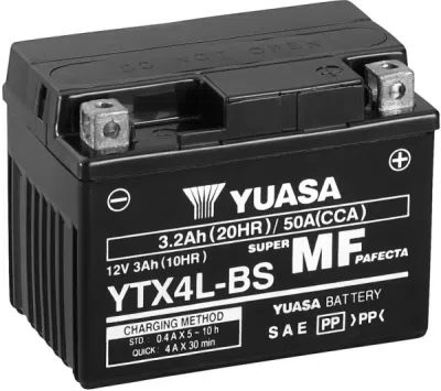 startovací baterie YUASA YTX4L-BS