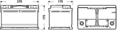 startovací baterie EXIDE EL652