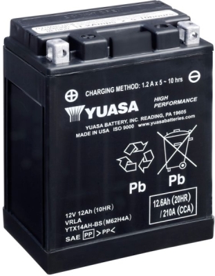 startovací baterie YUASA YTX14AH-BS
