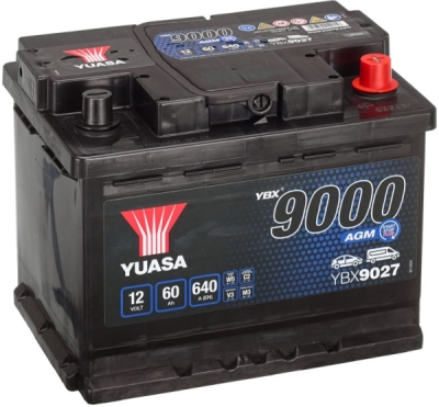 startovací baterie YUASA YBX9027